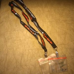 Halloween Horror Nights pass/badge lanyards
